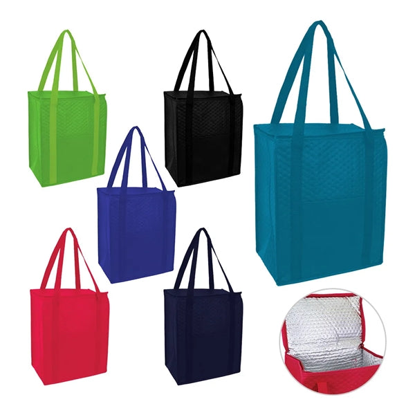 Jumbo Cooler Zipper Tote Bag
