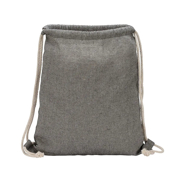 Recycled Cotton Drawstring Backpack