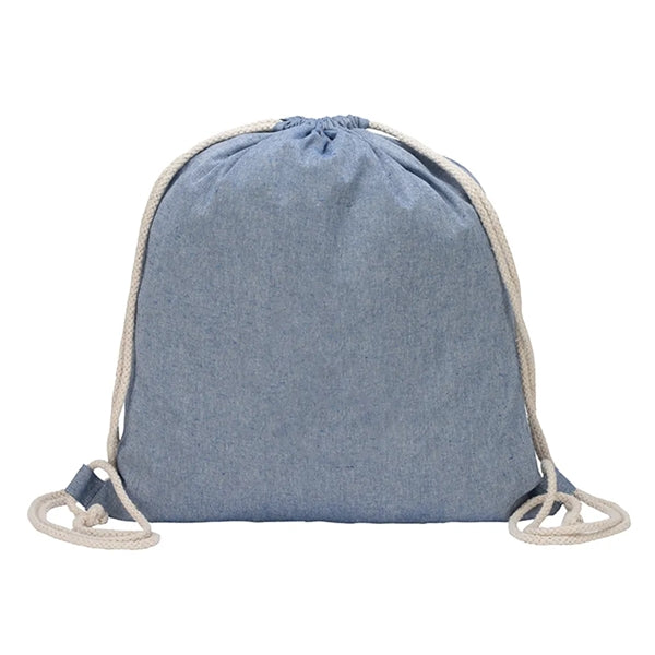 Recycled Cotton Drawstring Backpack