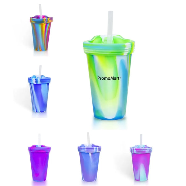 Colorful 16oz Silicone Tumbler