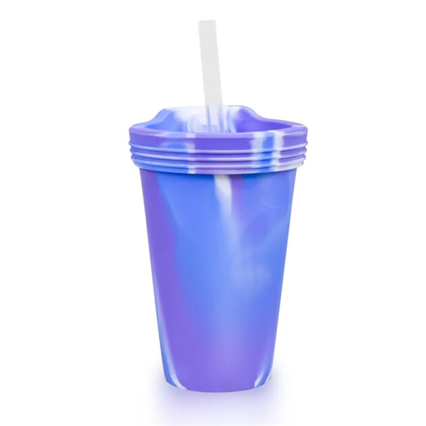 Colorful 16oz Silicone Tumbler