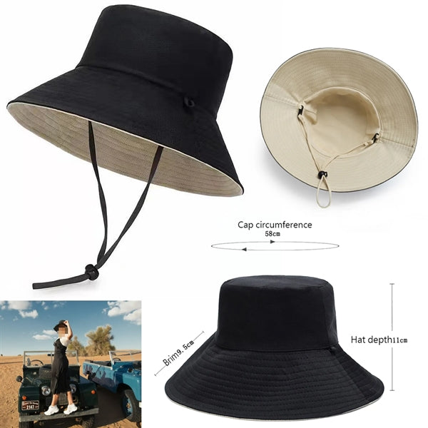 Female Double-Sided Big Hat