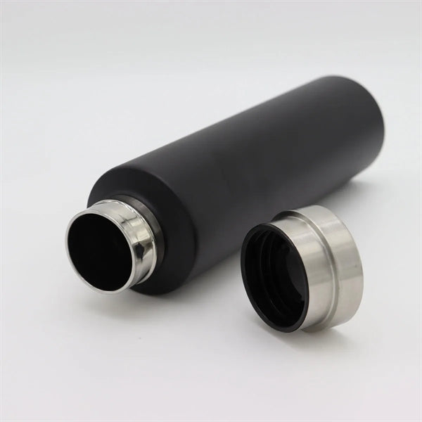 25.oz Matte Black Double Wall Stainless Steel Vacuum Bottle