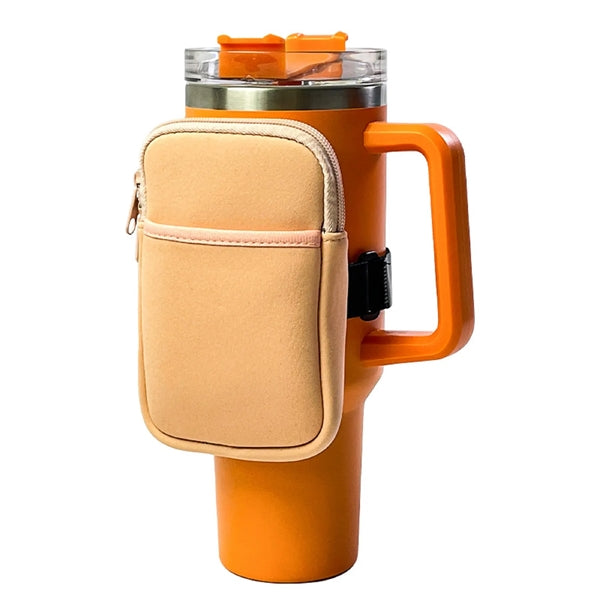 Neoprene 40 Oz. Tumbler Arm Bag with Pouch
