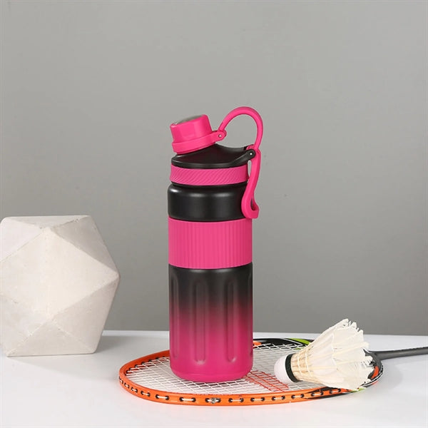 24 Oz. Gradient Color Vacuum Insulated Thermos Water Bottle