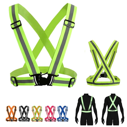 Reflective Belt High Visibility Running Vest Straps
