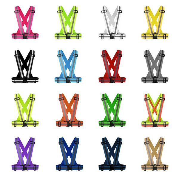 Reflective Belt High Visibility Running Vest Straps