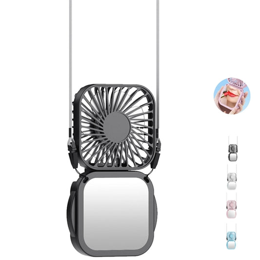 Portable Necklace Mirror Fan
