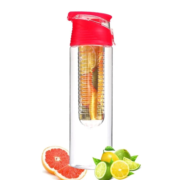 800ML Fruit Fuzer Infusing Infuser Water Bottle