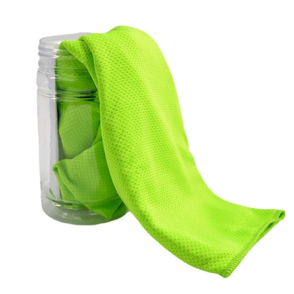 Cooling Towel in Hand Bottle