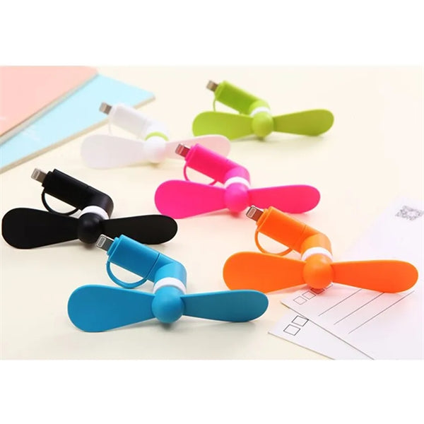 2 in 1 Portable USB Cellphone Fan