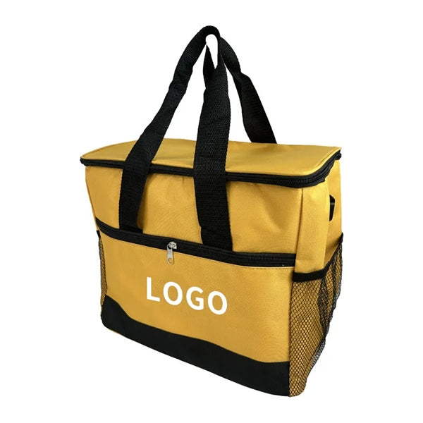 Polyester Portable Insulated Cooler Bag