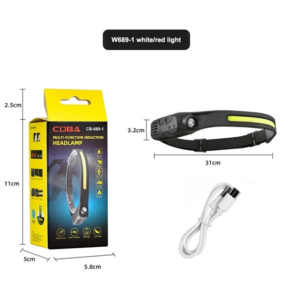 Rechargeable Motion Sensor Headlight