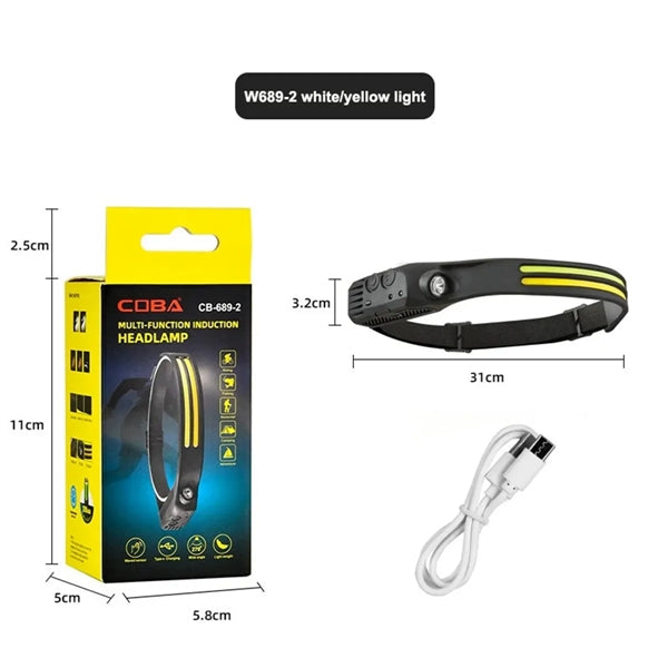 Rechargeable Motion Sensor Headlight