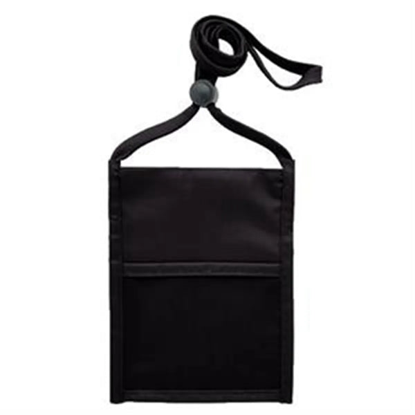 Neck Wallet with Flap Top