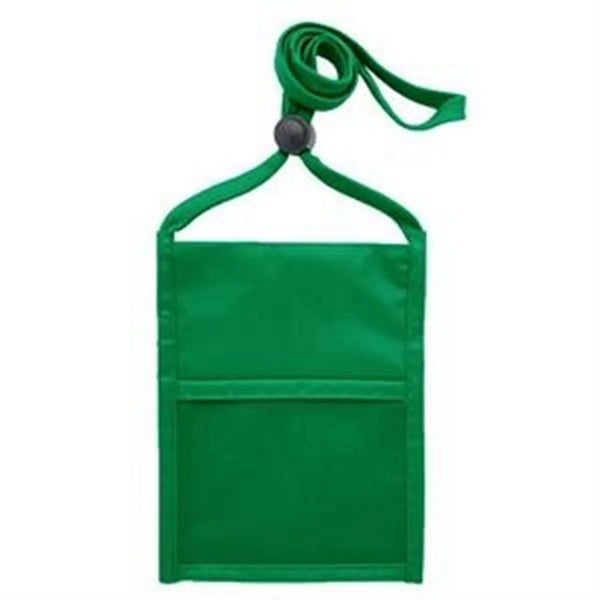 Neck Wallet with Flap Top