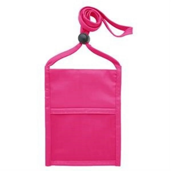 Neck Wallet with Flap Top