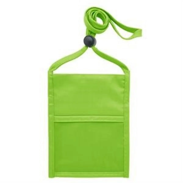 Neck Wallet with Flap Top