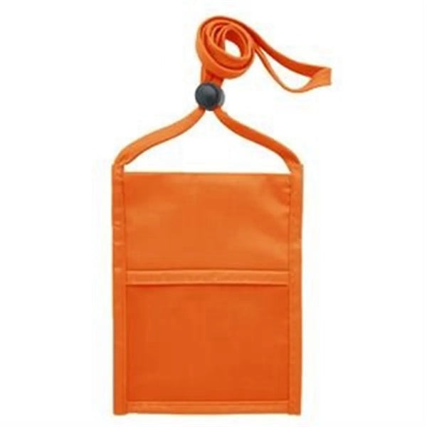 Neck Wallet with Flap Top