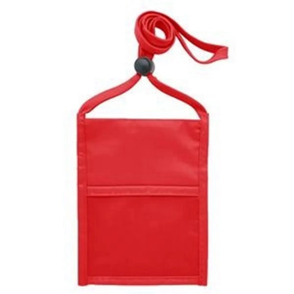 Neck Wallet with Flap Top