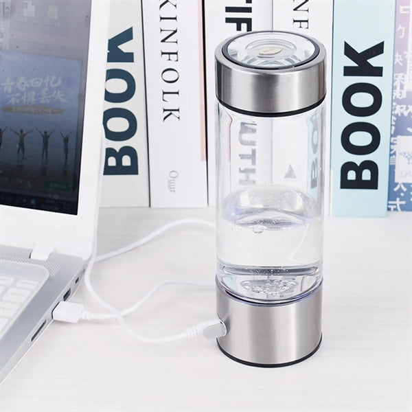 15 Oz Portable Hydrogen Water Ionizer Bottle