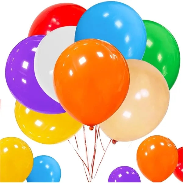 Round Standard Color Latex Balloon
