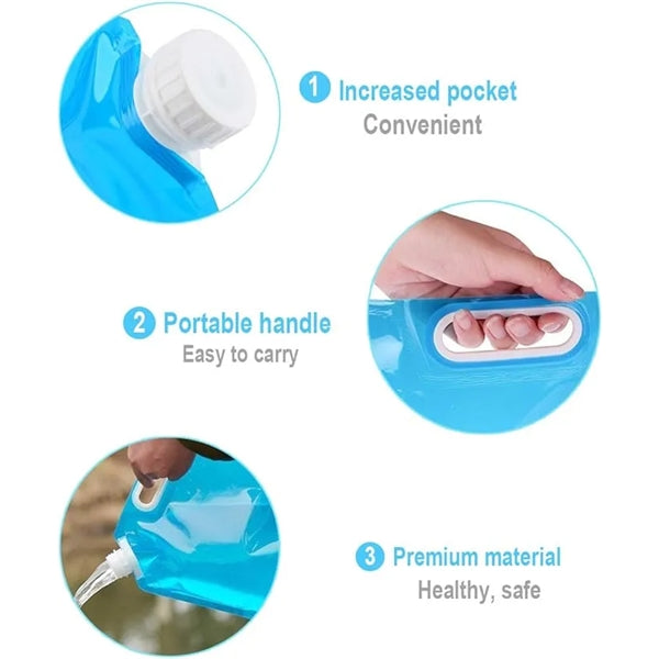 Rectangle Heavy Plastic Folding Water Bag