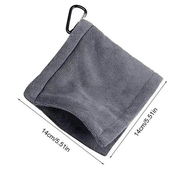 Golf Ball Cleaner Towel with Clip
