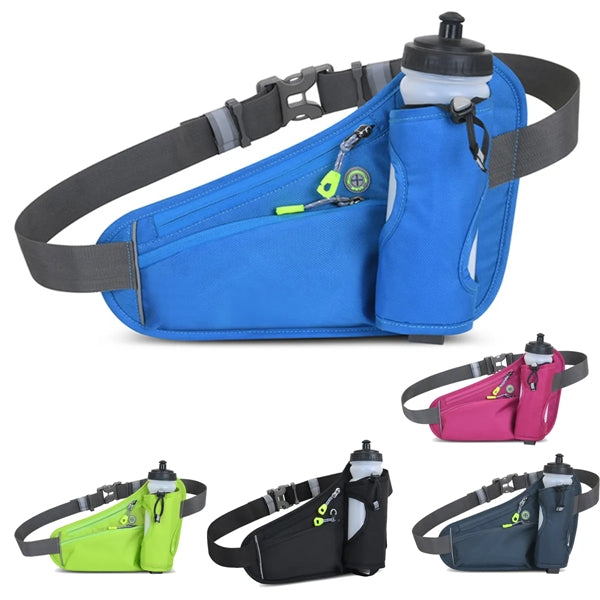 Running Belt Hydration Waist Pack With Water Bottle Holder