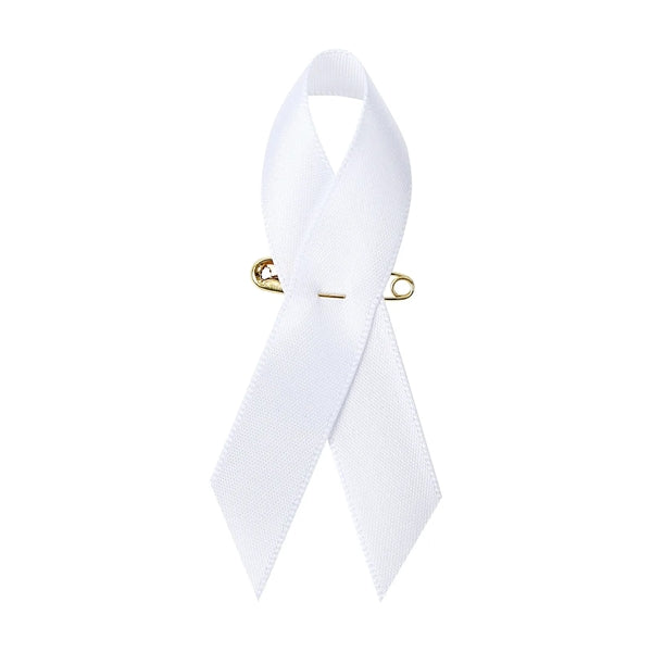 Versatile Satin Awareness Ribbon Pins for Various Causes