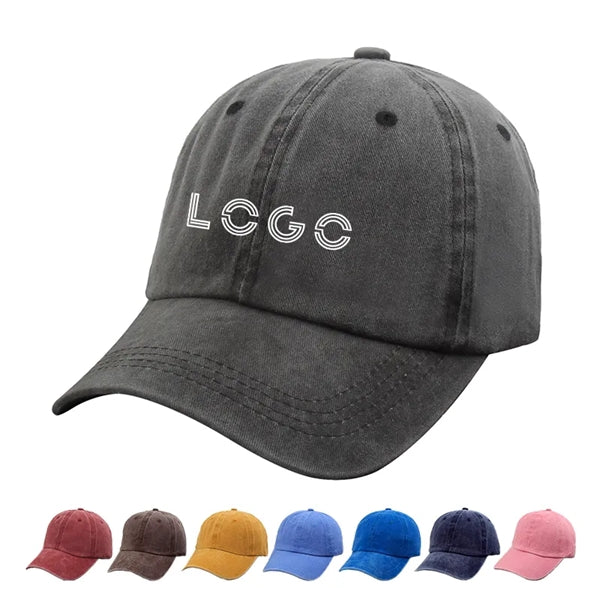 Distressed Cotton Cap