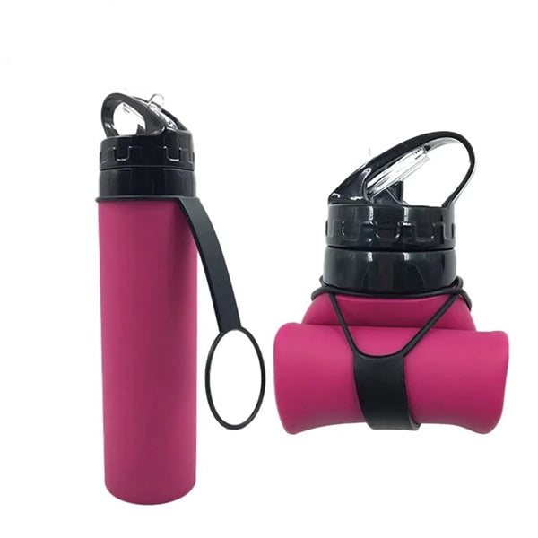 20Oz Silicone Collapsible Cup Folding Sports Water Bottle