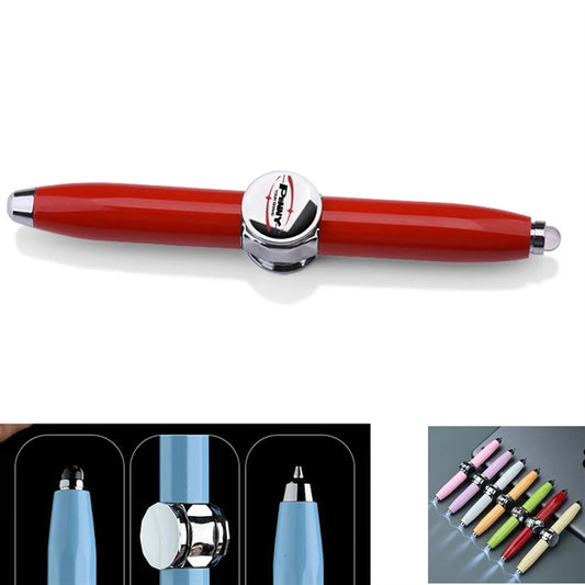 Multi-Function Ballpoint Pen Fidget Gyro Spinner LED Light