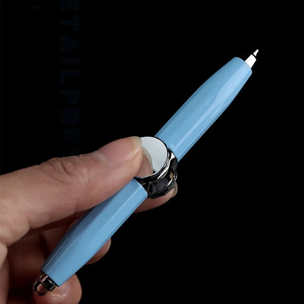 Multi-Function Ballpoint Pen Fidget Gyro Spinner LED Light