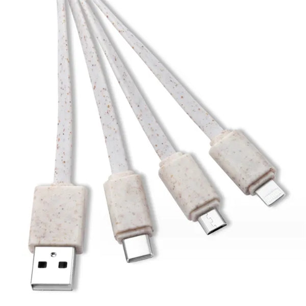 Bamboo 2-In-1 Charging Buddy Key Chain