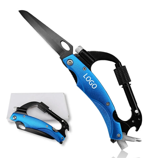 Multitool Carabiner Pocket Folding Knife