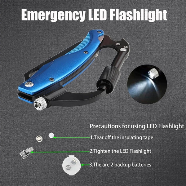 Multitool Carabiner Pocket Folding Knife