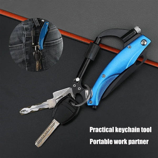 Multitool Carabiner Pocket Folding Knife