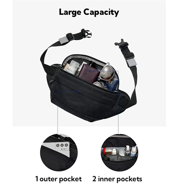 Waist Bag Fanny Pack for Running Walking Traveling