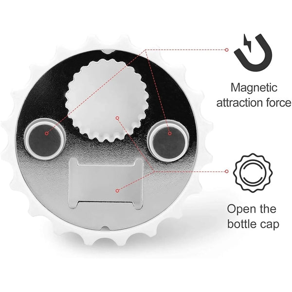 Magnetic Beer Bottle Opener For Fridge