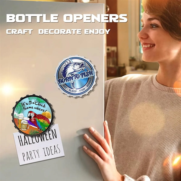 Magnetic Beer Bottle Opener For Fridge