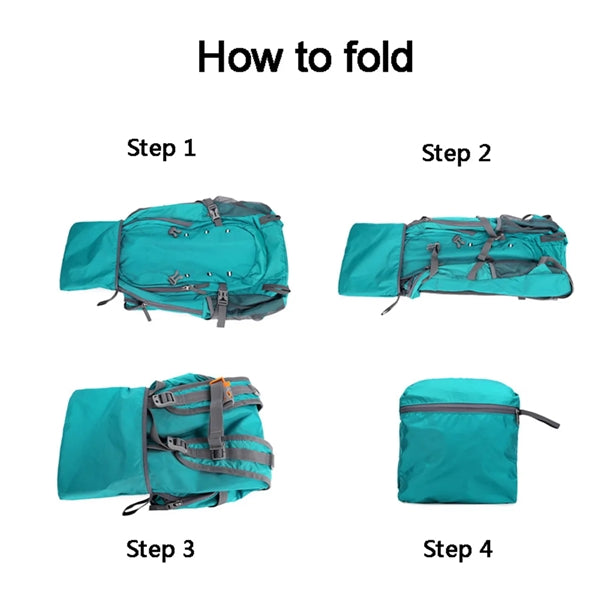 40L Lightweight Packable Travel Hiking Backpack Daypack