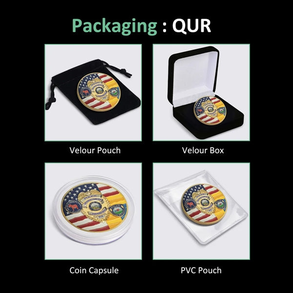 2.25 " Soft Enamel Challenge Coins
