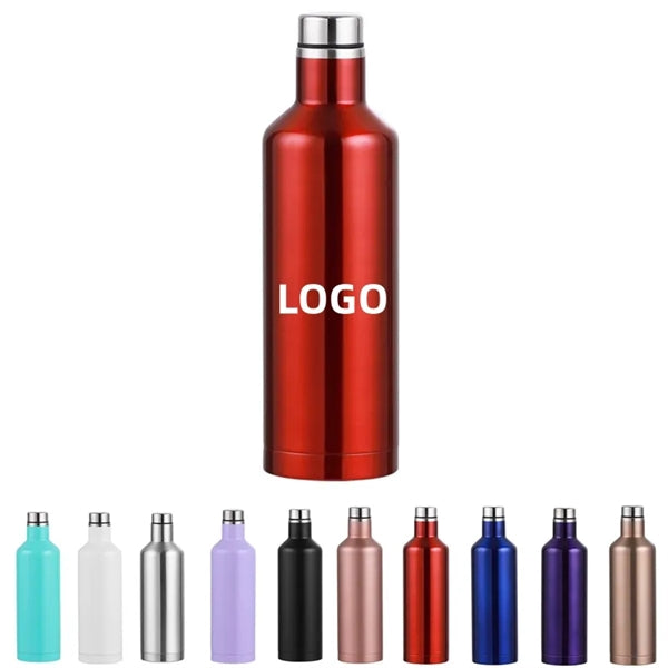 17 oz Double Walled Insulated Red Wine Bottles