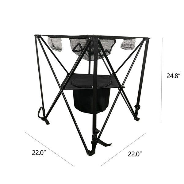 Folding Barbecue Ice Bucket Table