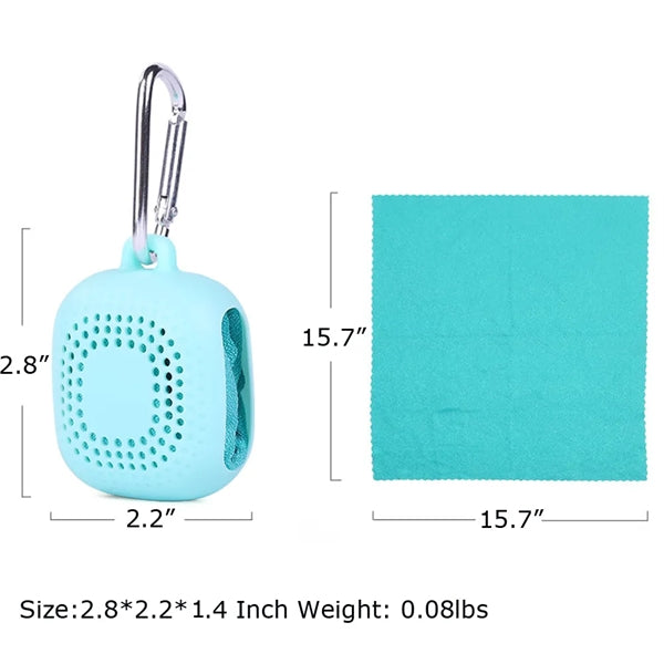 15.7" Cooling Towels with Silicone Case