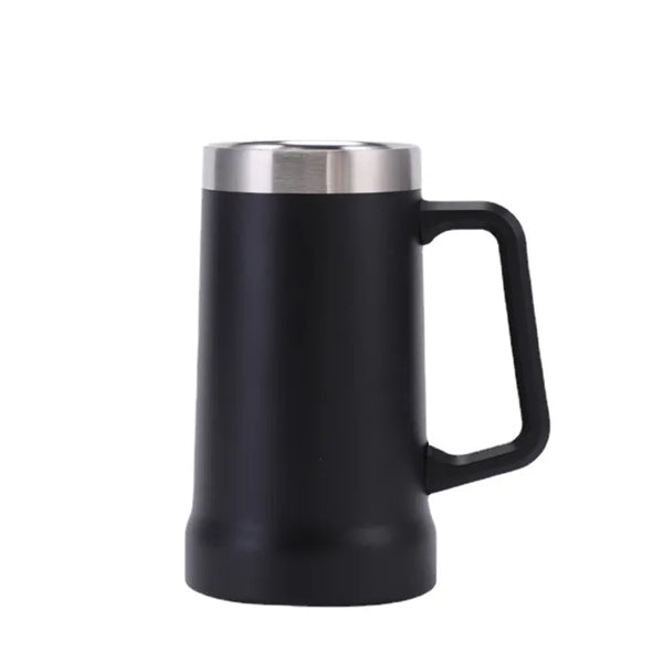 24Oz Insulated Beer Mug with Handle