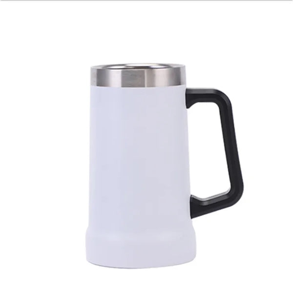 24Oz Insulated Beer Mug with Handle