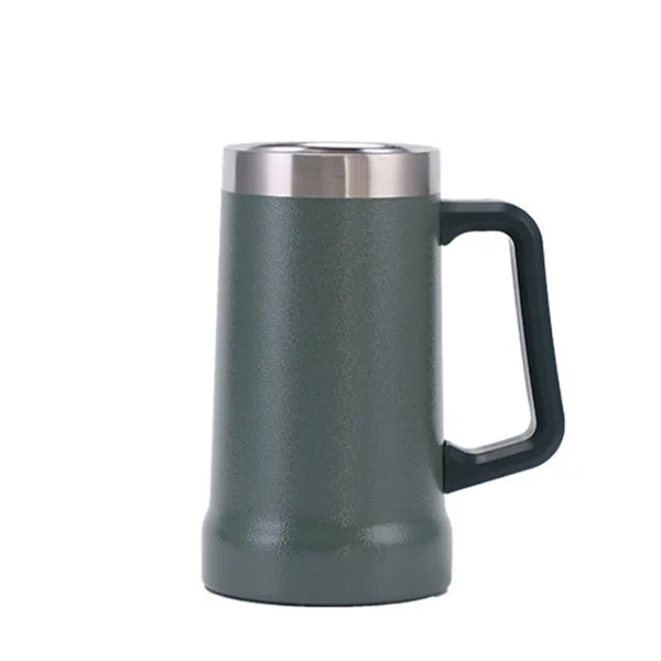24Oz Insulated Beer Mug with Handle