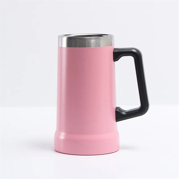 24Oz Insulated Beer Mug with Handle